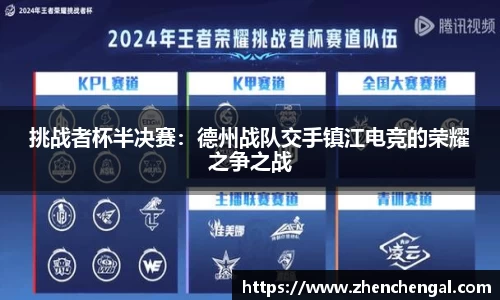 挑战者杯半决赛：德州战队交手镇江电竞的荣耀之争之战